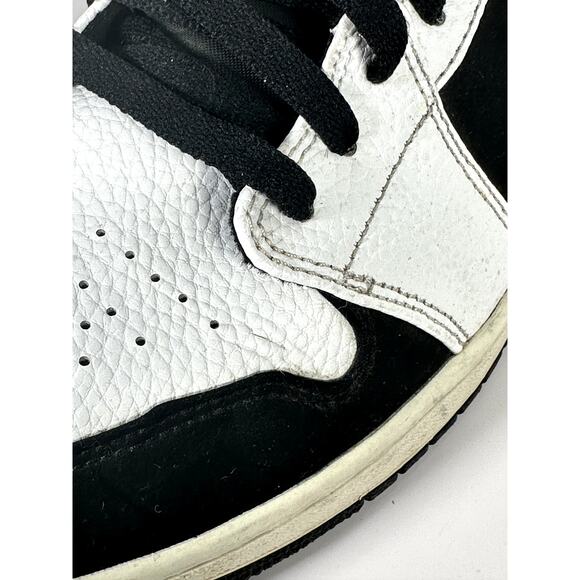 Nike Air Jordan 1 Retro High OG “Black/White Panda” Men’s 12 555088-010 Leather - Picture 10 of 11